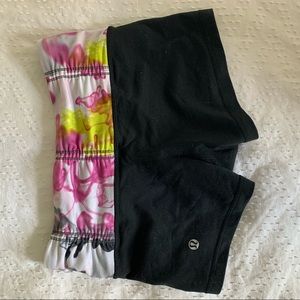 Black spandex Lululemon shorts